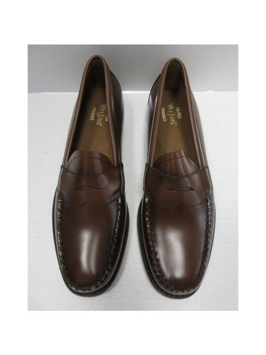 GH Bass Weejuns Shoes 11.5 D Cognac Logan Penny Loafer Leather NEW main image 10